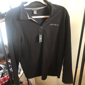 Eddie bower black quarter zip